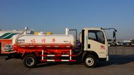 Άσπρο 8 Cbm 266HP φορτηγό αφαίρεσης λυμάτων, φορτηγό βυτιοφόρων αναρρόφησης λυμάτων αμαξιών HW76