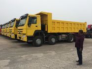 12 φορτηγό απορρίψεων Howo 8x4 ροδών, ευρο- πρότυπα εκπομπής 2 φορτηγών απορρίψεων κατασκευής