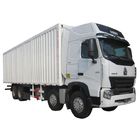 12 ρόδες εμπορικό φορτηγό κιβωτίων 40 τόνου, κλειστή μετατόπιση φορτηγών 9.726L κιβωτίων
