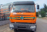Πορτοκαλί βόρειο Benz BEIBEN φορτηγό απορρίψεων, 12 Tipper πολυασχόλων 8x4 φορτηγό NG80B