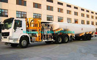 Ειδικής χρήσης δύναμη μηχανών φορτηγών 380hp Refueler αεροσκαφών φορτηγών Howo 46000L 35000L: