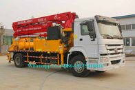 Zoomlion Sany 23m τοποθετημένη φορτηγό συγκεκριμένη αντλία 23X-4Z προσιτότητας Verticle με την παραγωγή του εξοπλισμού κατασκευής 100m ³ /h