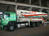 Zoomlion Sany 34m τοποθετημένη φορτηγό συγκεκριμένη αντλία 34X-4Z βάθους τοποθέτησης με την παραγωγή του εξοπλισμού κατασκευής 120m ³ /h
