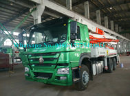 Zoomlion Sany 34m τοποθετημένη φορτηγό συγκεκριμένη αντλία 34X-4Z βάθους τοποθέτησης με την παραγωγή του εξοπλισμού κατασκευής 120m ³ /h