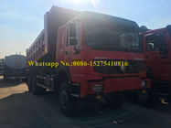 Ο νέος πολυάσχολος SINOTRUCK HOWO 30T 290hp 6x6 10 όλη η ρόδα διώχνει το φορτηγό απορρίψεων οδικής μεταλλείας για το ΔΡ CONGO τραχύς δρόμος εκτάσεων