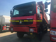 Ο νέος πολυάσχολος SINOTRUCK HOWO 30T 290hp 6x6 10 όλη η ρόδα διώχνει το φορτηγό απορρίψεων οδικής μεταλλείας για το ΔΡ CONGO τραχύς δρόμος εκτάσεων