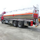 Φορτηγά παράδοσης πετρελαίου φορτηγών βυτιοφόρων CA5310GYYP63K2L6T4E4 8x4/28000L με το υλικό χάλυβα άνθρακα 4 - 6mm