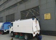 Άσπρο ειδικής χρήσης φορτηγό, ενιαία καμπίνα 4X2 έξι ISUZU 600P οδικό φορτηγό οχημάτων αποκομιδής απορριμμάτων ροδών 3M3 μίνι