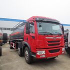 Κόκκινη χειρωνακτική μετάδοση τύπων καυσίμων diesel φορτηγών βυτιοφόρων υδροχλωρικού οξέος FAW 15000L 8×4