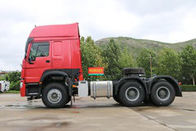Sinotruk Howo 6x4 τρακτέρ επικεφαλής τύπος καυσίμων diesel 2 φορτηγών 371HP ευρο-