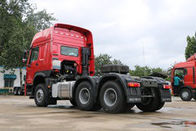 Sinotruk Howo 6x4 τρακτέρ επικεφαλής τύπος καυσίμων diesel 2 φορτηγών 371HP ευρο-