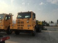 Ευρο- τυποποιημένο μπροστινό ανυψωτικό σύστημα δύο φορτηγών απορρίψεων μεταλλείας Sinotruk HOWO 50T 371HP