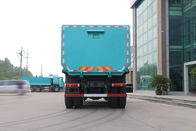 Μπλε φορτηγό απορρίψεων πολυασχόλων ZZ3257N4347A 10 με την ενιαία καμπίνα κοιμώμεών HW76