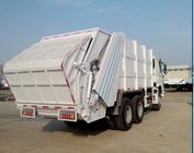 6x4 371hp 16CBM 18CBM ειδικής χρήσης φορτηγό απορριμάτων συμπιεστών φόρτωσης οχημάτων οπίσθιο με το δοχείο σκουπιδιών 1.2cbm