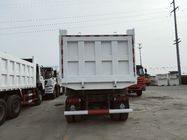 336HP βαρέων καθηκόντων φορτηγό απορρίψεων με μετάδοση HW19710 και 9 τόνους μπροστινών αξόνων