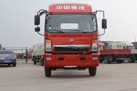 Κομψό ελαφρύ φορτηγό 4x2 Howo υψηλή ασφάλεια 5 ευρο- 2 κόκκινου χρώματος ικανότητας τόνου