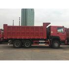 Φορτηγό απορρίψεων ZZ3257N3847A 6x4 Sinotruk με 9 τόνους μπροστινών αξόνων