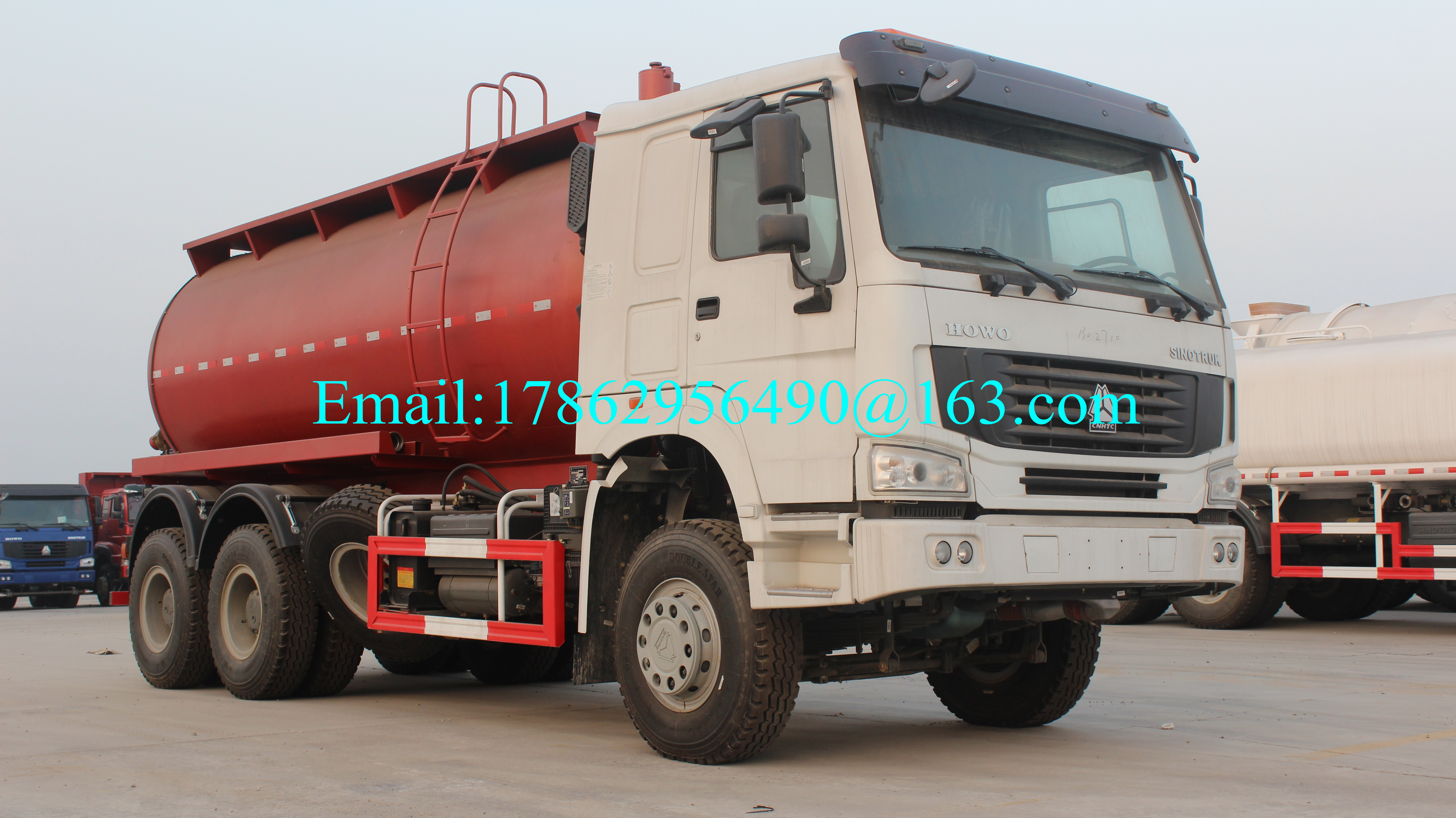 336 ευρώ 2 τύπος μετάδοσης φορτηγών HW19710 πετρελαιοφόρων 6×4 ZZ1257N4641V HP