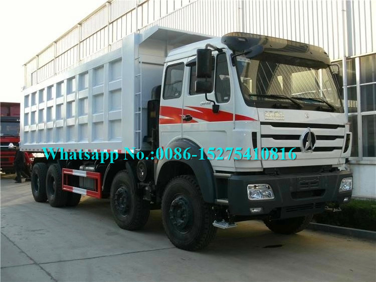 φορτηγό απορρίψεων καθήκοντος 4138K 380HPHeavy 8x4 για το ΔΡ CONGO με τη χωρητικότητα φορτίων 35T