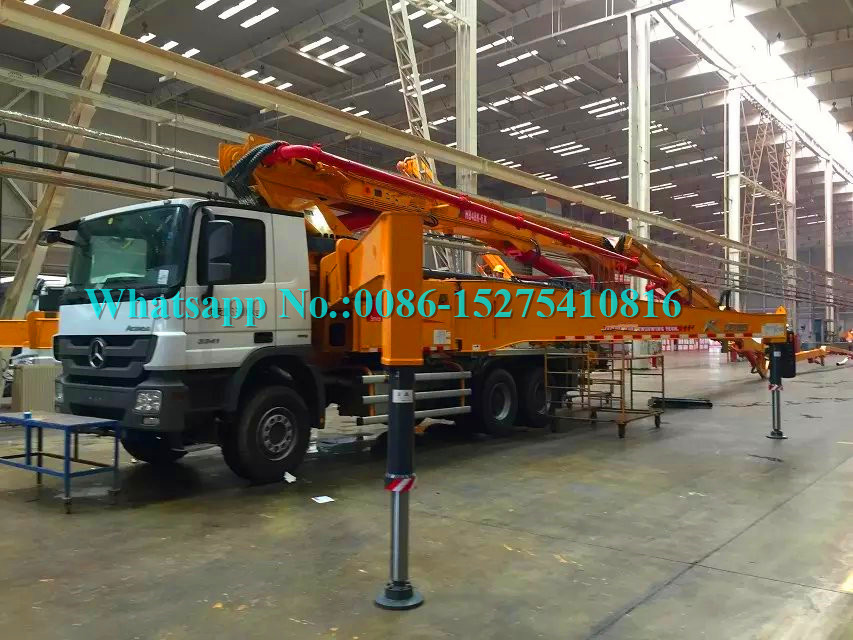 Sany 30m τοποθετημένη πώληση συγκεκριμένων αντλιών ύψους βραχιόνων 33m 34m φορτηγό με την παραγωγή SYM5190THBDZ 120m ³ /h