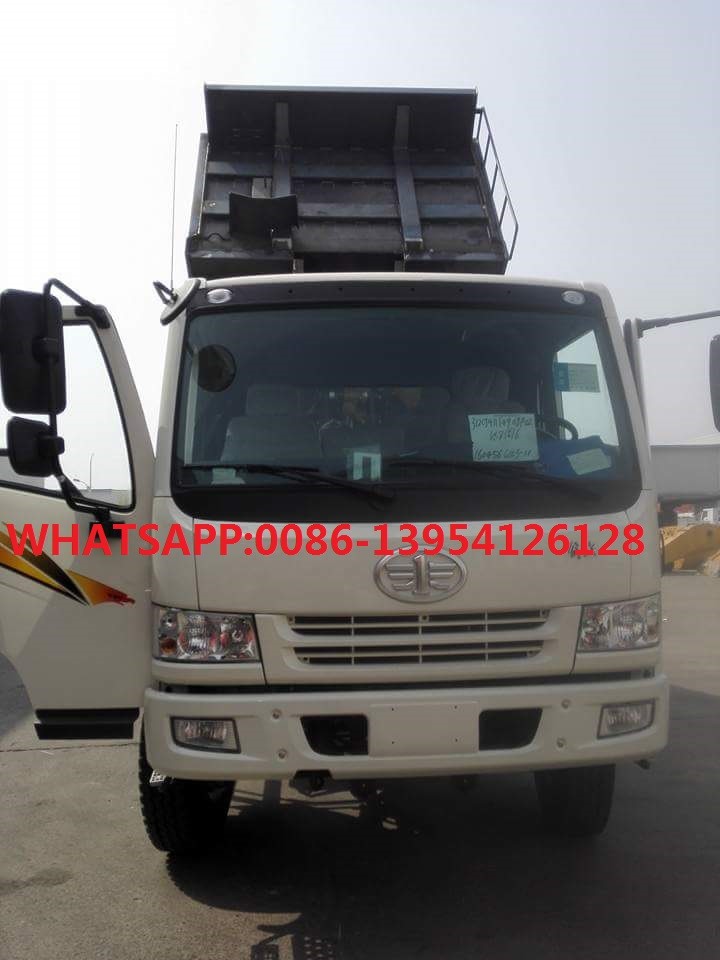 βαρέων καθηκόντων ικανότητα σώματος φορτηγών απορρίψεων 4090MM Wheelbase FAW J5K 4X2 180HP 9M3