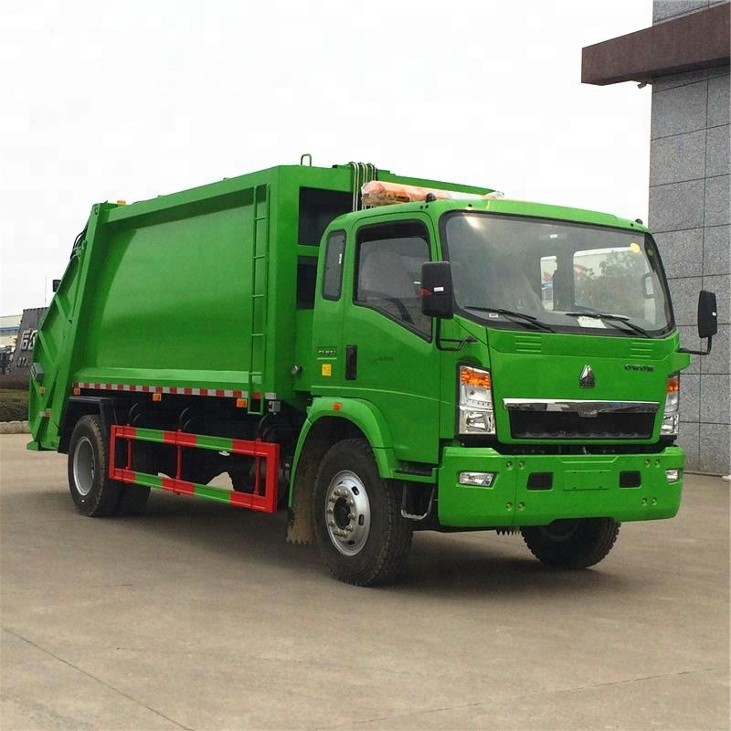 10 CBM ευρώ 3 Sinotruk Howo 4x2 φορτηγών οχημάτων αποκομιδής αποβλήτων