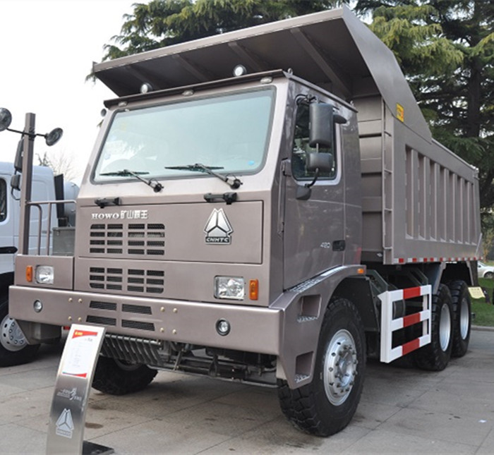 Βαριά φορτηγά μεταλλείας ZZ5707V3842CJ 420HP 70 τόνοι με το αριστερό Drive