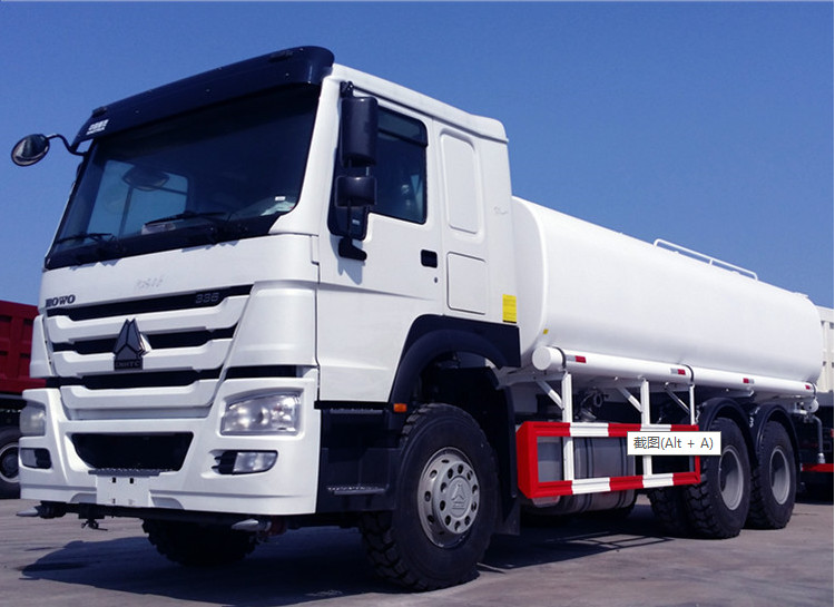 Άσπρο φορτηγό βυτιοφόρων νερού 6X4 336HP 20CBM με τους ψεκαστήρες ZZ1257N4641W