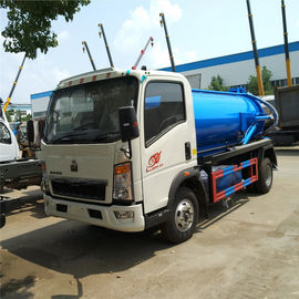 φορτηγό αναρρόφησης λυμάτων ³ 266HP 6m για το βρώμικο τύπο μετάδοσης 2 νερού ευρο- χειρωνακτικό