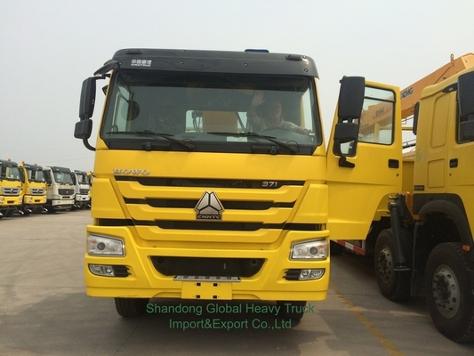 Όλον καινούργιο 6X4 HOWO Flatbed Truck Mounted Crane Telescopic Boom Truck