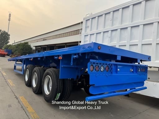 3 άξονας 40ton 13,45m Wabco BPW Άξονες Αεροεξάρτηση Flatbed Semi Trailer