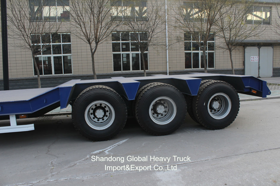 Τάξι 60 τόνων 3 άξονες 2 άξονες Lowboy Lowbed Lowbed Semi Trailers