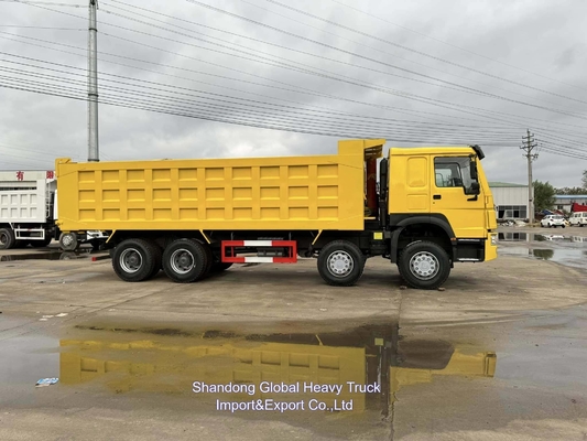 Σινοφόρο HOWO 25t-100t 8*4 Ντίζελ Χρησιμοποιούμενο φορτηγό παράδοσης 12 τροχών