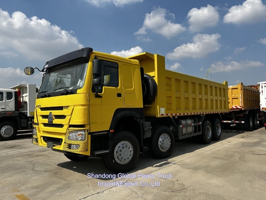 Σινοφόρο HOWO 25t-100t 8*4 Ντίζελ Χρησιμοποιούμενο φορτηγό παράδοσης 12 τροχών