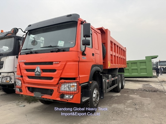 Κινέζικο Sinotruck Howo 371 Χρησιμοποιούμενο χερούλι 6x4 30 τόνων Χρησιμοποιούμενο φορτηγό σκουπιδιών