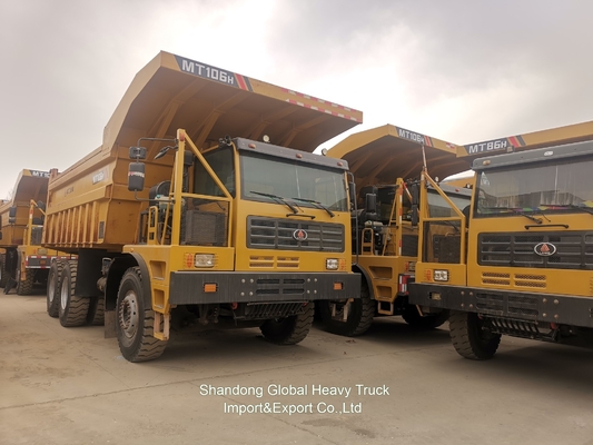 Νέο 42 τόνων 6*4 375HP Μεγάλο φορτηγό απορριμμάτων ορυχείων TL855B Nowa Gold Mine Dump Truck