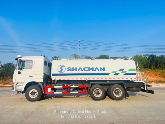 Φορτηγό δεξαμενόπλοιου νερού Shacman 20m3 F2000 6×4 Φορτηγό ψεκαστήρα