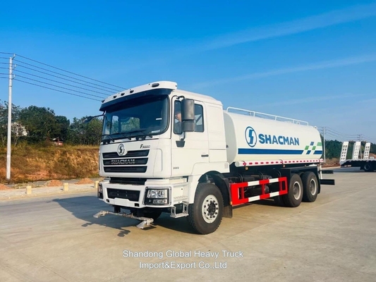 Φορτηγό δεξαμενόπλοιου νερού Shacman 20m3 F2000 6×4 Φορτηγό ψεκαστήρα