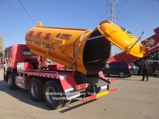 Dongfeng 6X4 18cbm 18tons Ατμομηχανή αναρρόφησης αποβλήτων Τάνκερ Ατμομηχανή αναρρόφησης αποβλήτων