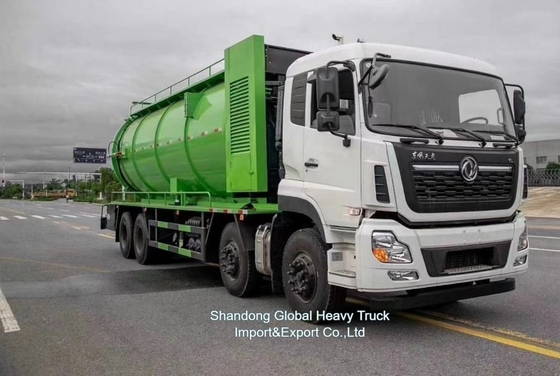 Τιμή εργοστασίου 8*4 380hp Καθαρίσιμα ρυζιερόπλοιο αναρρόφησης Dongfeng Τάξι 18000L δεξαμενή