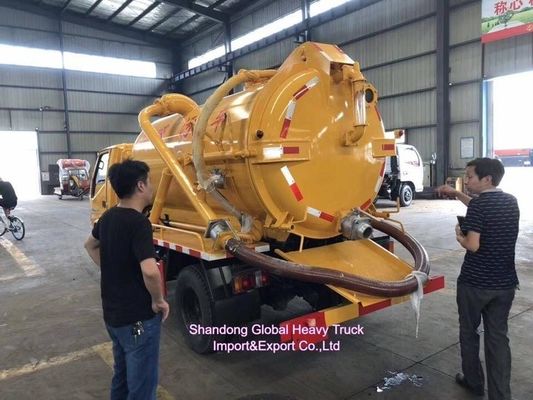 Dongfeng HOWO 4×2 φορτηγό αναρρόφησης λυμάτων με χωρητικότητα δεξαμενής 12m3 και κινητήρα 190HP για αποτελεσματική αφαίρεση λάσπης