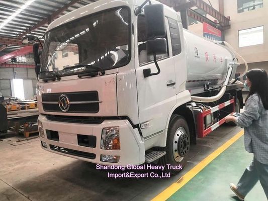 Φορτηγό λυμάτων κενού DONGFENG 4*2 5000L με 280hp ίππους για αποτελεσματική συλλογή ιλύος
