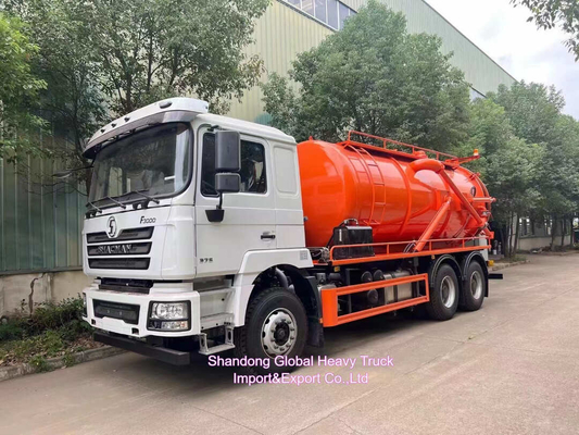 Rhd Shacman F3000 Υδροεκσκαφέας Συνδυασμένη Καθαρίστρα Κενού Απορρόφηση Καθαρίστρα + 4000L Καθαρό Νερό
