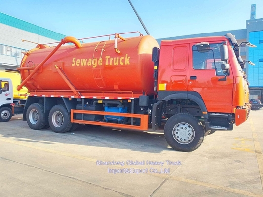 Shacman F3000 6X4 Καθαριωτικό φορτηγό αναρρόφησης 20 κυβικά μέτρα όγκος 300HP