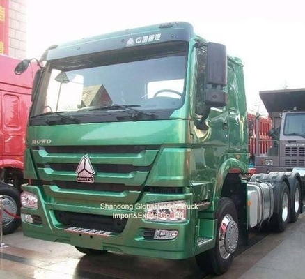 Χρησιμοποιούμενο Sinotruk HOWO 6X4 12wheeler 371HP 375 420HP Τρακτέρ Τρακτέρ Prime Mover Tractor Head προς πώληση
