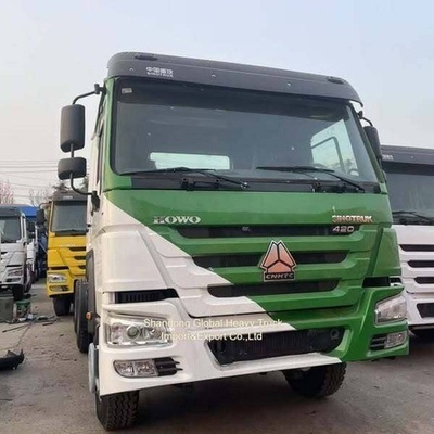 Howo 6x4 Τρακτέρ Τροχόχρηστο Sinotruk LHD RHD Μακρινή οδήγηση ρυμουλκούμενο Τροχαίο κεφάλι