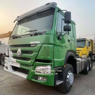 Howo 6x4 Τρακτέρ Τροχόχρηστο Sinotruk LHD RHD Μακρινή οδήγηση ρυμουλκούμενο Τροχαίο κεφάλι