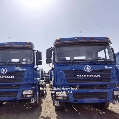 Shacman 6X4 τρακτέρ φορτηγό 371HP Prime Mover με 12.00R20 ελαστικά για βαρύ φορτίο