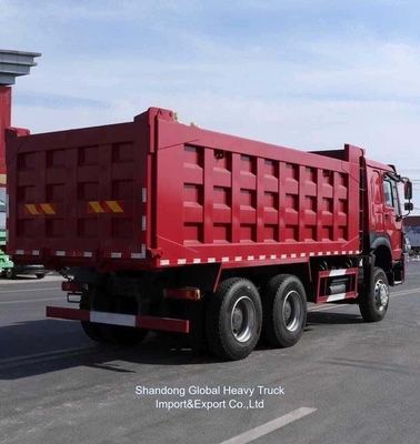 Χειροκίνητο κιβώτιο Sinotruk HOWO 380 HP 6X4 Tipper / Dumper / Dump Truck