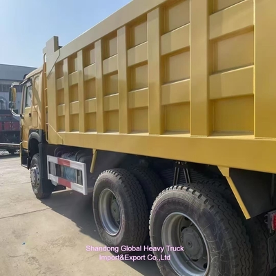 Σινοφόρα HOWO 6*4 10 τροχοφόρα 20m3 30 τόνων βαρέα κατεβάσματα Χρησιμοποιούμενα φορτηγά σκουπιδιών